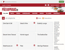 Tablet Screenshot of paevapraad.ee